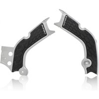 0023664.293 - Acerbis X-Grip Frame Guards - Honda CRF250R & CRF250RX 2020-21, CRF450R & CRF450RX 2019-21 - Grey/ Black