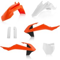 0021817.553.018 - Acerbis Full Plastics Kit - KTM SX65 2016-18 - OEM '18 (Orange/White)