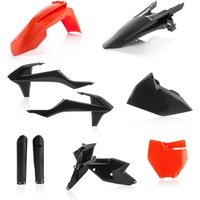 0021741.313 - Acerbis Full Plastics Kit - KTM SX 125/150 2016-18, SX250 2017-18, SXF250-450 2016-18 - Black/ Orange
