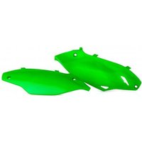 0007450.131 - Acerbis Side Panels - Kawasaki KXF250 2004-05, Suzuki RMZ250 2004-06 - Fluro Green