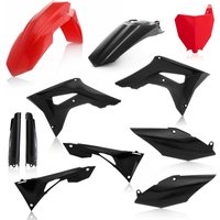 0023615.349 - Acerbis Full Plastics Kit - Honda CRF250R 2019-21, CRF450R 2019-20 - Red/ Black