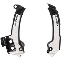0025337.315 - Acerbis X-Grip Frame Guards - Husqvarna TC 125/250 & FC 250/350/450 2023-2025 - Black/White