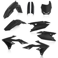 Image of 0023067.090 - Acerbis Full Plastics Kit - Suzuki RMZ250 2019-2026, RMZ450 2018-2026 - Black