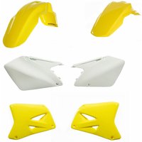 0007517.553.003 - Acerbis Standard Plastics Kit - Suzuki RM125 2003-09, RM250 2003-05 - OEM (Yellow/White)