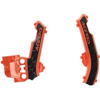 0025333.209 - Acerbis X-Grip Frame Guards - KTM SX50 2016-2023 - Orange/Black