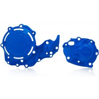 Image of Acerbis X-Power Engine Covers Kit - Yamaha YZF450 2018-2022 - Blue