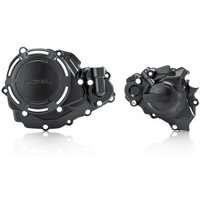 Image of Acerbis X-Power Engine Covers Kit - Honda CRF450R 2017-20, CRF450RX 2019-20 - Black