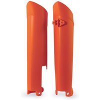 Image of 0011649.010 - Acerbis Fork Guards - KTM EXC/ EXC-F 2008-15, SX/SXF 2008-14 - Orange