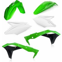 Image of 0022377.553 - Acerbis Full Plastics Kit - Kawasaki KXF250 2017 - OEM (Green/White)