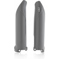 Image of 0021841.070 - Acerbis Fork Guards - Kawasaki KXF250 2017-23, KXF450 2016-23 - Grey