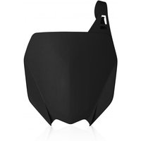 0022955.090 - Acerbis Front Number Board - Yamaha YZ 125/250 2022-2025, YZF250 2019-2023, YZF450 2018-2022 - Black