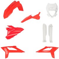 0024937.553.021 - Acerbis Full Plastics Kit - Beta RR 125/200/250/300/350/390/430/480 2020-2022 - OEM '21 (Red/White)