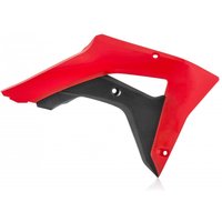 0022529.349 - Acerbis Radiator Scoops - Honda CRF250RX 2019-21, CRF450RX 2017-19, CRF450X 2019-20 - Red/ Black