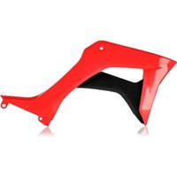 Image of 0024609.349 - Acerbis Radiator Scoops - Honda CRF110 2019-23 - Red/ Black