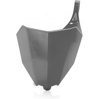 0022380.070 - Acerbis Front Number Board - Honda CRF250R 2018, CRF450R 2017-18 - Grey