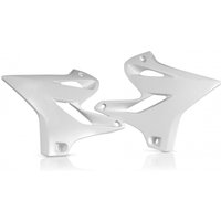 Image of 0017871.030 - Acerbis Radiator Scoops - Yamaha YZ 125/250 2015-21, WR 125/250 2015-21 - White