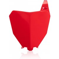 0023964.110 - Acerbis Front Number Board - Honda CRF250R 2019-21, CRF450R 2019-20 - Red