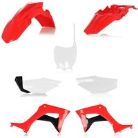 Image of 0024606.553 - Acerbis Plastics Kit - Honda CRF110F 2019-2024 - OEM (Red/White)