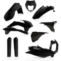 0021811.090 - Acerbis Full Plastics Kit - KTM EXC/ EXC-F 125/250/300/400/450/520/525 2016 - Black image 2