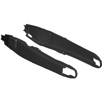 Image of 0024996.090 - Acerbis Teket Magnetic Swingarm Protectors - Yamaha YZ 125/250 2005-2025 - Black