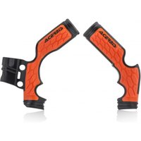 0022896.313 - Acerbis X-Grip Frame Guards - KTM SX65 2014-23 - Black/ Orange