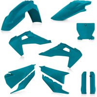 0023481.132 - Acerbis Full Plastics Kit - Husqvarna TC 125/250 & FC 250/350/450 2019-22 - Metallic Teal