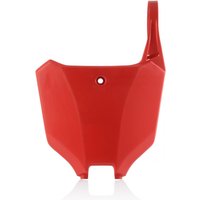 0024309.110 - Acerbis Front Number Board - Honda CRF250R/ CRF250RX/ CRF300RX 2022-23, CRF450R & CRF450RX 2021-23 - Red