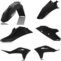 Image of 0024632.090 - Acerbis Plastics Kit - Gas Gas EC 250/300 & EC 250/350F 2021-23 - Black