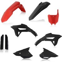 Image of 0024559.349 - Acerbis Full Plastics Kit - Honda CRF250R 2022-2024, CRF450R 2021-2024 - Red/Black