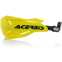 Image of 0022397.279 - Acerbis X-Factory Hand Guards - Yellow/ Black