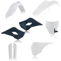Acerbis Full Plastics Kit - Husqvarna TC85 2014-17 - OEM '16 (White/Navy)