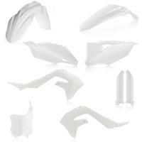 0023649.030 - Acerbis Full Plastics Kit - Kawasaki KXF250 2021-2024, KXF450 2019-23 - White