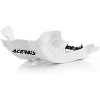 Image of Acerbis Skid Plate - Yamaha YZ125 2006-2025 - White/ Black