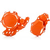 Acerbis X-Power Engine Covers Kit - KTM EXC-F 250/350 2017-23 - Orange