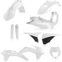 0021811.030 - Acerbis Full Plastics Kit - KTM EXC/ EXC-F 125/250/300/350/400/450/500/520/525 2016 - White image 2