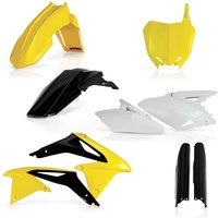 0013982.553.014 - Acerbis Full Plastics Kit - Suzuki RMZ450 2008-17 - OEM '14 (Yellow/Black/White)