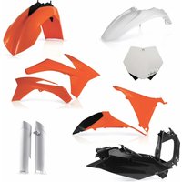 0015701.553.011 - Acerbis Full Plastics Kit - KTM SX 125/150/250 2011 - OEM (Orange/White/Black)