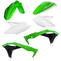 Image of 0022984.553 - Acerbis Standard Plastics Kit - Kawasaki KXF250 2018-20 - OEM (Green/White/Black)