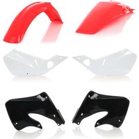 Image of 0007557.553.098 - Acerbis Standard Plastics Kit - Honda CR 125/250 1998-99 - OEM (Red/White/Black)