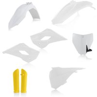 Acerbis Full Plastics Kit - Husqvarna TC85 2014-17 - OEM '14 (White/Yellow)