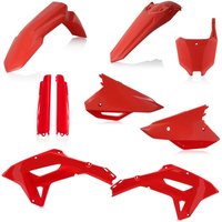 Image of 0024582.110 - Acerbis Full Plastics Kit - Honda CRF 250/300RX 2022-2024, CRF450RX 2021-2024 - Red