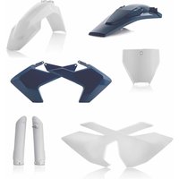 0021831.553 - Acerbis Full Plastics Kit - Husqvarna TC 125/250/300 & FC 250/350/450 2016-18 - OEM (White/Navy)