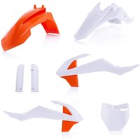 0023593.553.020 - Acerbis Full Plastics Kit - KTM SX65 2019-23 - OEM '20 (Orange/White)