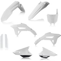 Image of 0024559.237 - Acerbis Full Plastics Kit - Honda CRF250R 2022-23, CRF450R 2021-23 - White/ Black