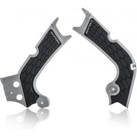 Image of Acerbis X-Grip Frame Guards - Honda CRF250R 2018-19, CRF450R 2017-18 - Silver