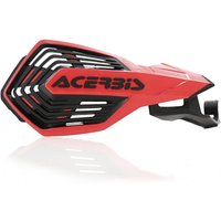 0024661.349 - Acerbis K-Future Hand Guards - Honda CRF250R 2018-2025, CRF450R 2018-2020 - Red/ Black