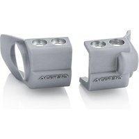Image of Acerbis Fork Shoe Covers - Suzuki RMZ 250/ 450 2009-23 - Silver