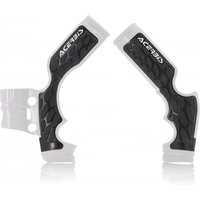 0022896.090 - Acerbis X-Grip Frame Guards - Gas Gas MC65 2021-23, KTM SX65 2014-23, Husqvarna TC65 2016-23 - White/ Black