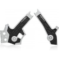 0024288.223 - Acerbis X-Grip Frame Guards - Suzuki DR650 1996-2021 - Silver/ Black