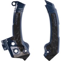 0025337.251 - Acerbis X-Grip Frame Guards - Husqvarna FC 250/350/450 & TC 125/250 2023-2025 - Blue/Black